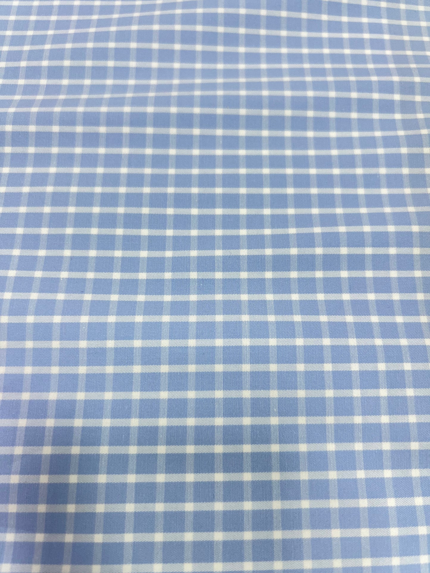 Albini® - Light Blue Grid Essential - Fabric