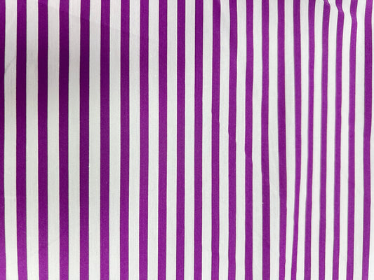 Albini® - Lilac Bold Stripe - Fabric