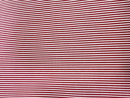 Albiate® - Red Thin Stripe Casual - Fabric