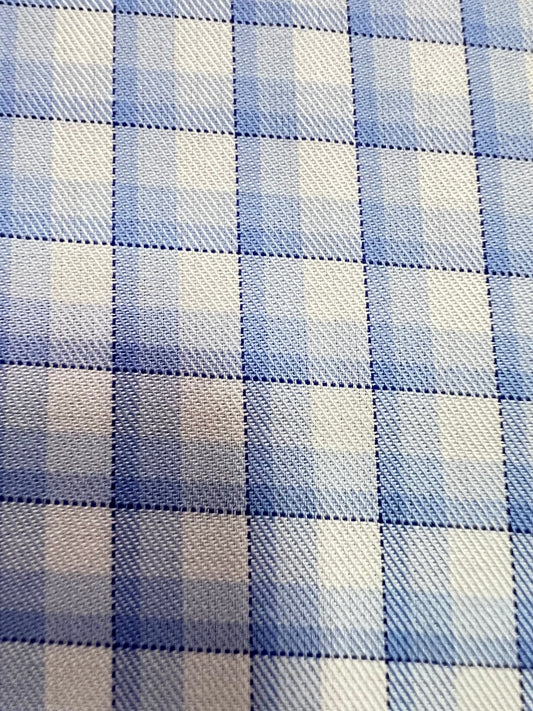 Albini® - Bold Grid Organic Daylight - Fabric