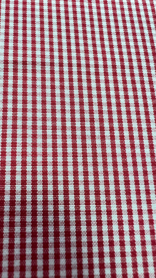 Albiate® - Red Light Grid Casual - Fabric