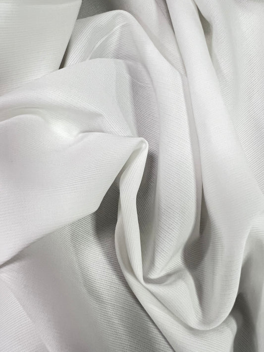 Albini - White Atelier Pinstripe