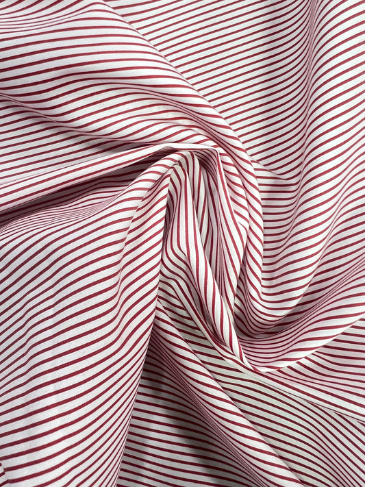 Albini® - Red Stripe AirWeave - Fabric
