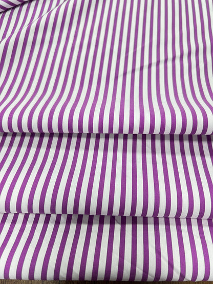 Albini - Lilac Bold Stripe