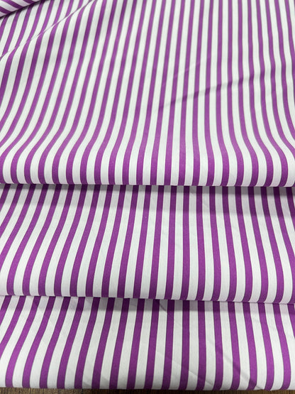 Lilac Bold Stripe - Made to Measure
