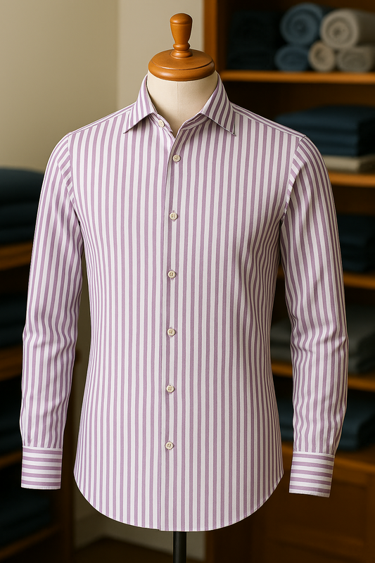 Lilac Bold Stripe - Bespoke Experience