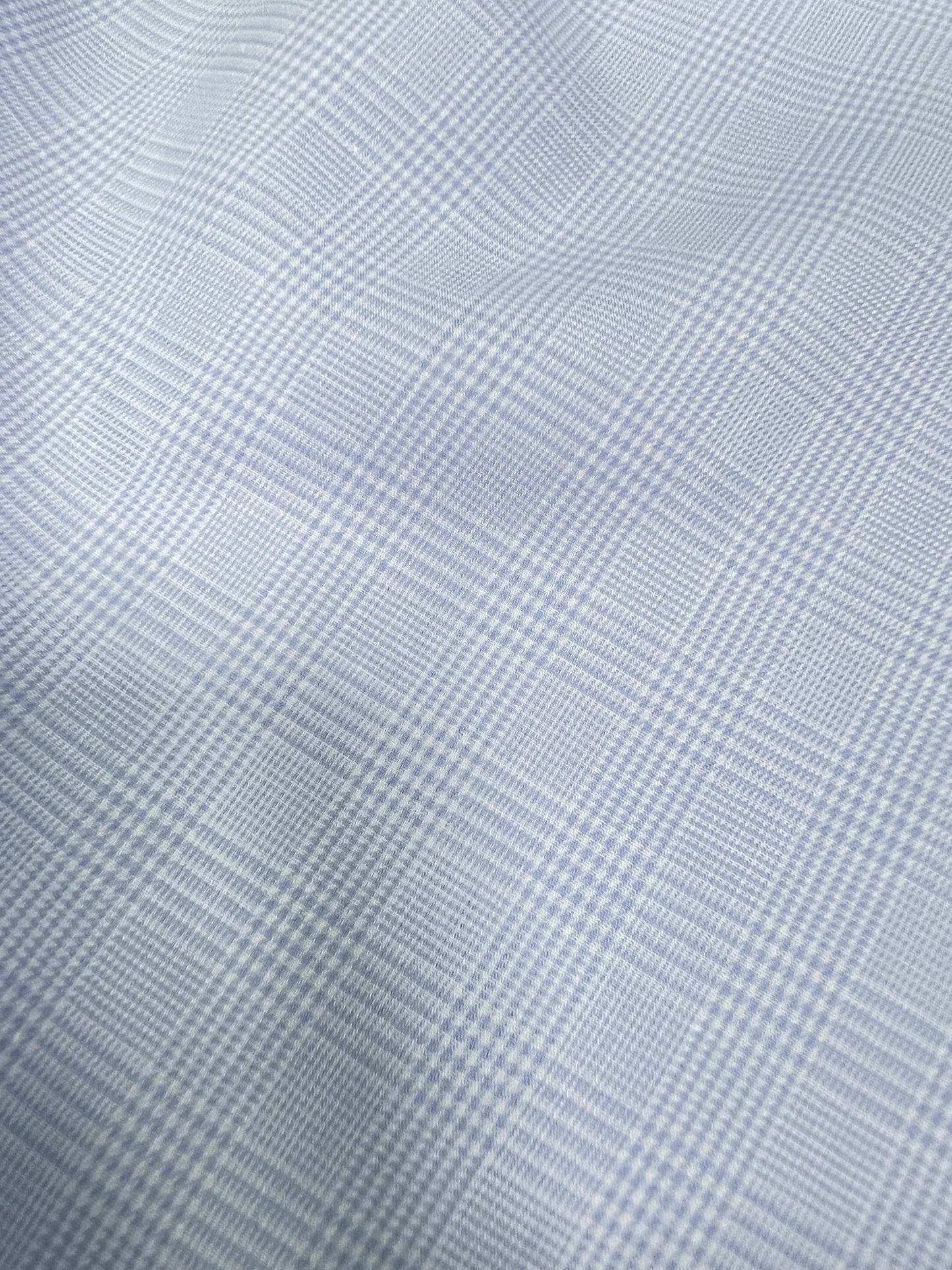 Albini - Glencheck Sky Twill