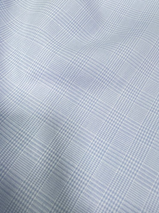 Glencheck Sky Twill