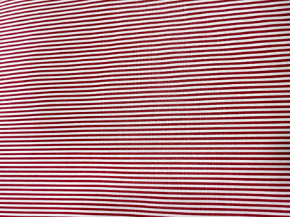Red Thin Stripe Casual - Made to Measure