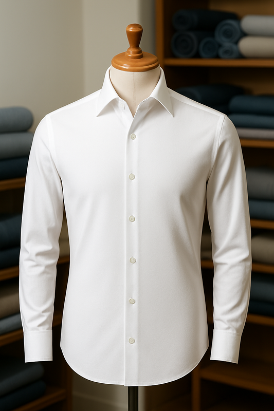 White Refined Supima - Standard Fit